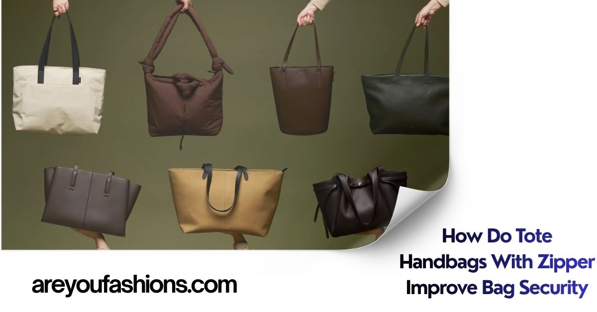 How Do Tote Handbags With Zipper Improve Bag Security