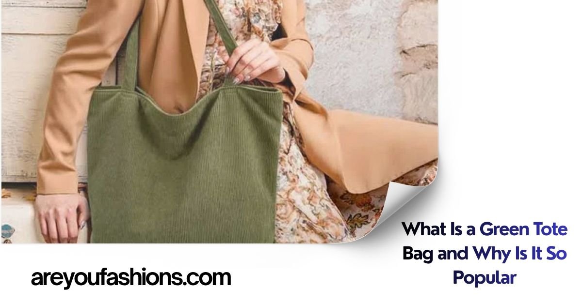 What Is a Green Tote Bag and Why Is It So Popular